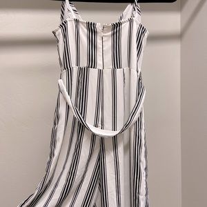 Wide Leg Belted Jumpsuit